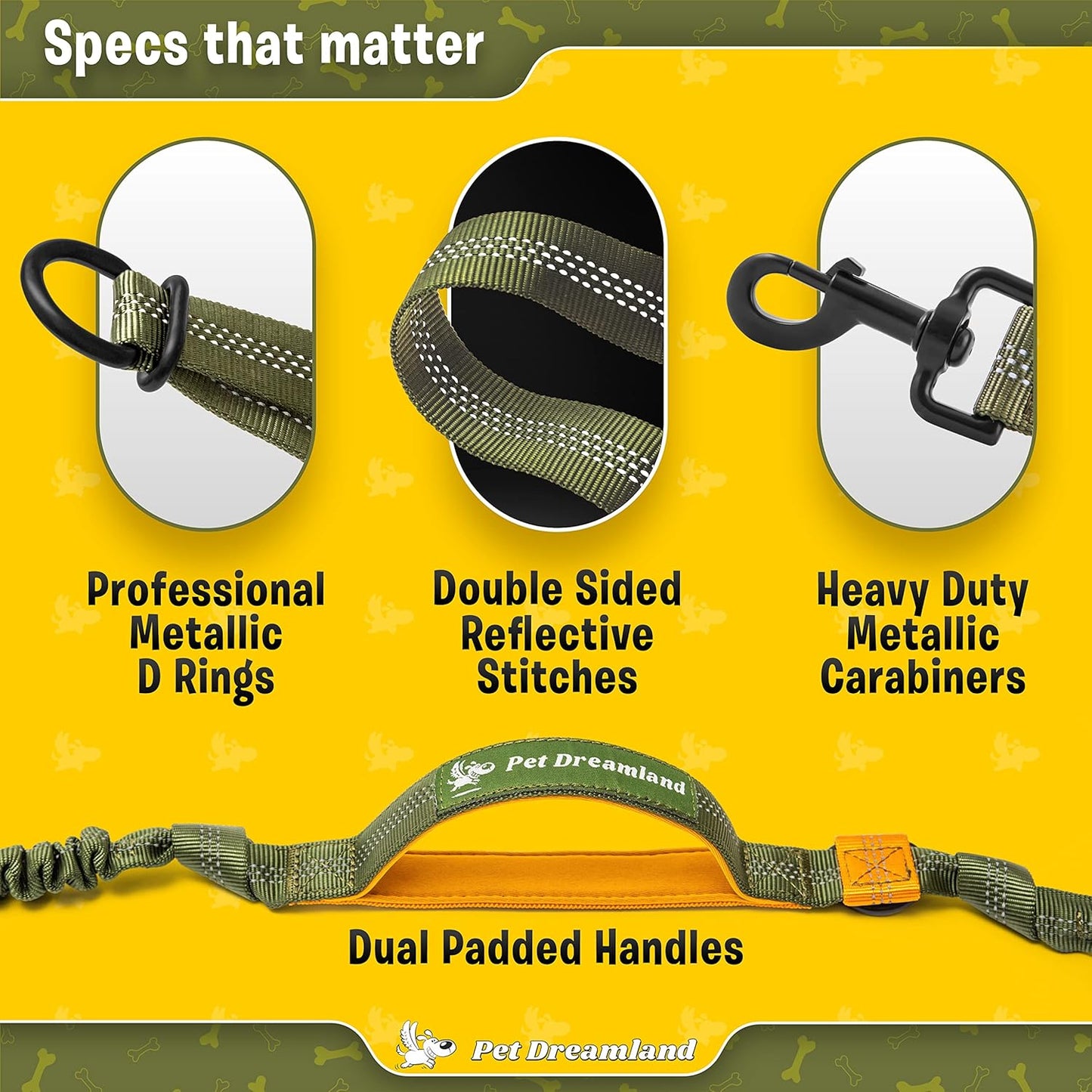 Exquisite Hands Free Leash for Large Dogs. Ultimate Comfort & Freedom for Running, Walking and Hiking. Premium Quality, Durable & Versatile Dog Walking Belt. Your Dog Will Love It.