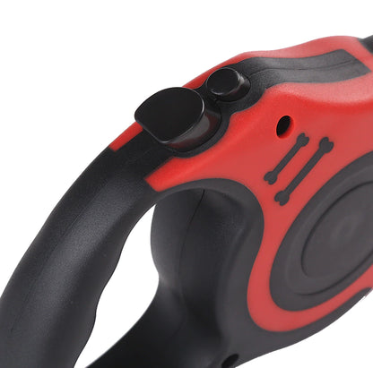 16.5FT Automatic Retractable Dog Leash with Pet Collar - Hands-Free Walking Solution, Free Shipping in the United States