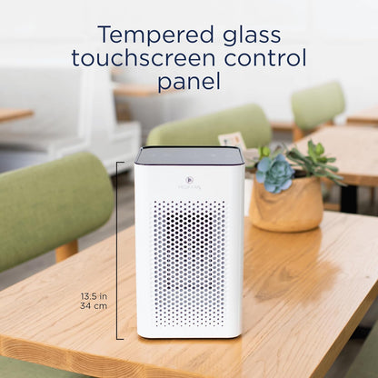 Medify MA-25 Air Purifier with True HEPA H13 Filter | 825 Ft² Coverage in 1Hr for Allergens, Smoke, Wildfires, Odors, Pollen, Pet Dander | Removal to 0.1 Microns | White, 1-Pack