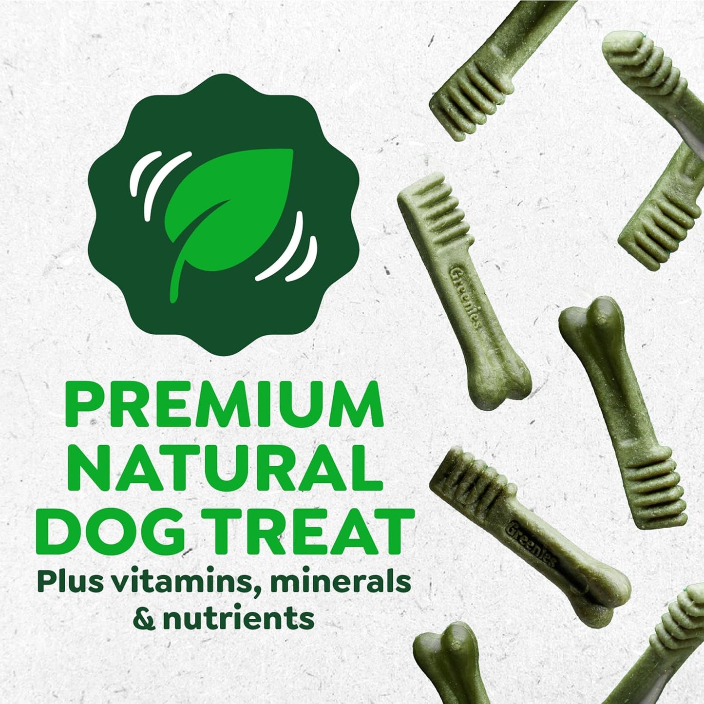 Veterinarian-Recommended Adult Natural Dental Dog Treats Large Size, Original Flavor, 54 Oz. Pack, 34 Count