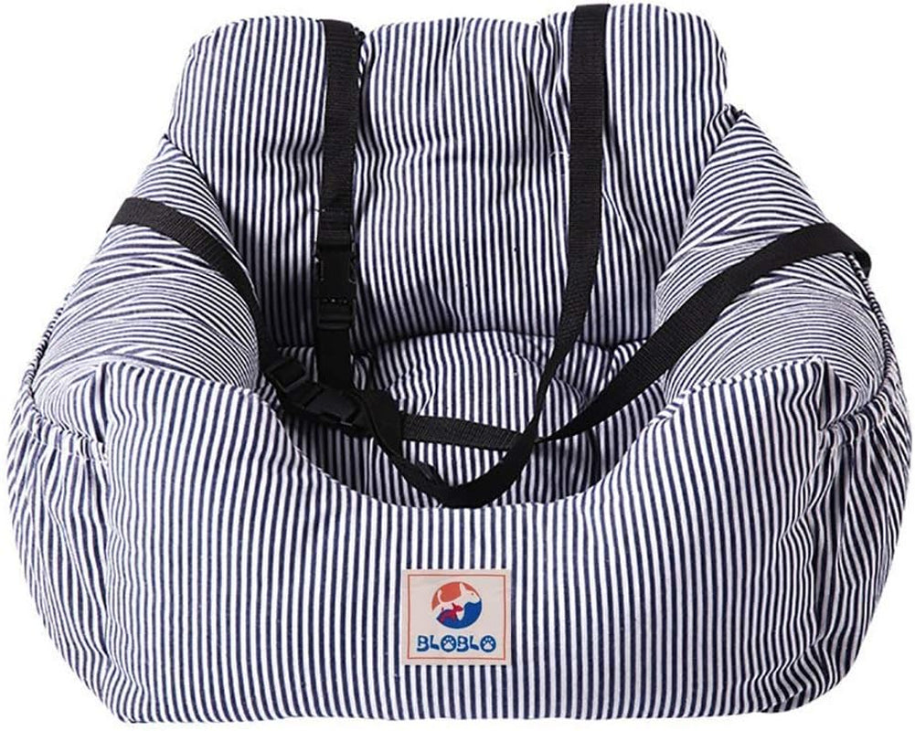 Dog Car Seat Pet Booster Seat Pet Travel Safety Dog Bed for Car with Storage Pocket