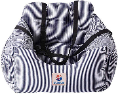 Dog Car Seat Pet Booster Seat Pet Travel Safety Dog Bed for Car with Storage Pocket