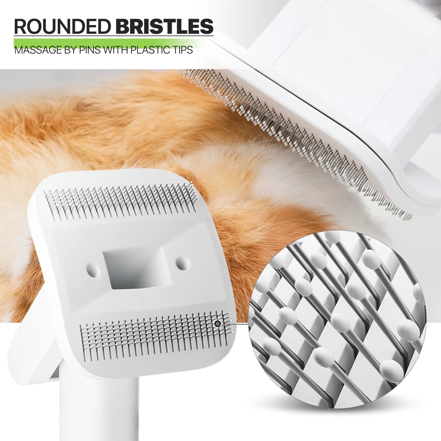 Pet Grooming Kit & Vacuum Suction 99% Pet Hair, Dog Grooming Kit with 6 Professional Grooming Shedding Tools for Dogs Cats and Other Animals, Black