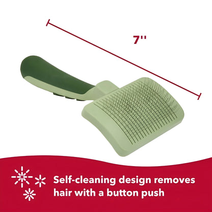 Safari Self-Cleaning Slicker Brush for Cats - Professional Grooming Tool