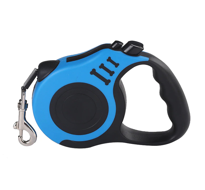 16.5FT Automatic Retractable Dog Leash with Pet Collar - Hands-Free Walking Solution, Free Shipping in the United States