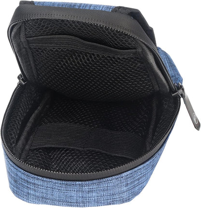 Smell Proof Bag, Odor Proof Pouch Mini Crossbody Bags for Travel Storage(Bright Blue)