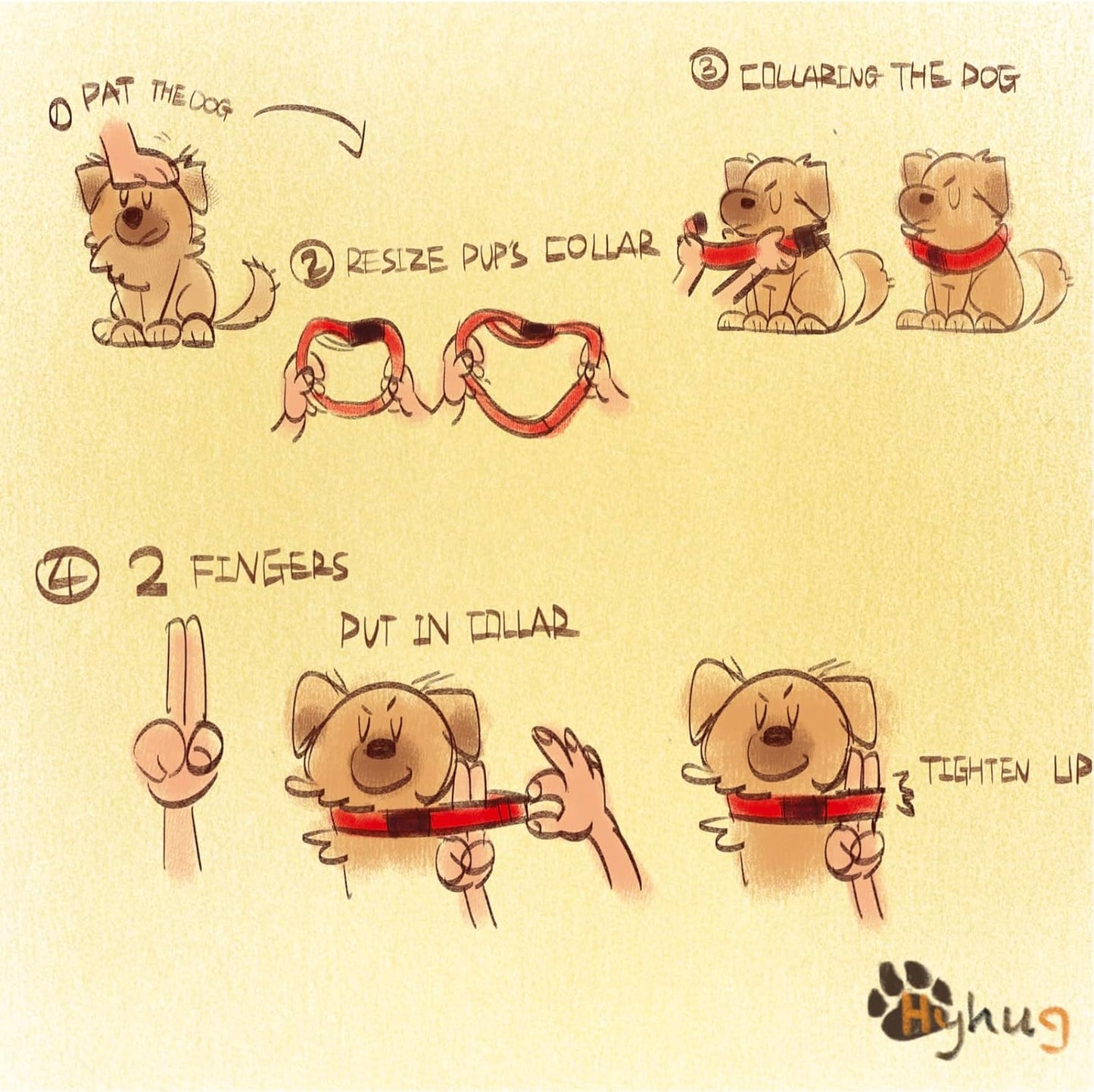 Puppy Collar with Quick Release Buckle, Nylon Adjustable Durable Cute Dog Collar for Small Dogs, Male and Female(Small, Black)