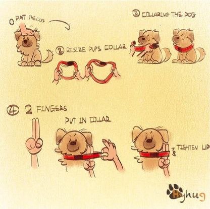 Puppy Collar with Quick Release Buckle, Nylon Adjustable Durable Cute Dog Collar for Small Dogs, Male and Female(Small, Black)