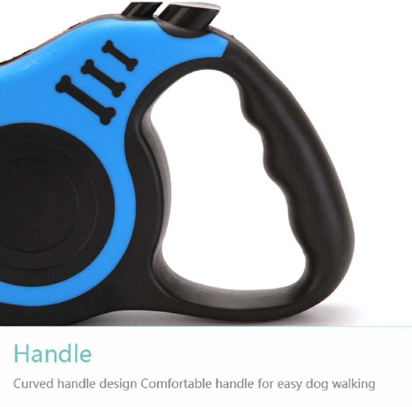 16.5FT Automatic Retractable Dog Leash with Pet Collar - Hands-Free Walking Solution, Free Shipping in the United States