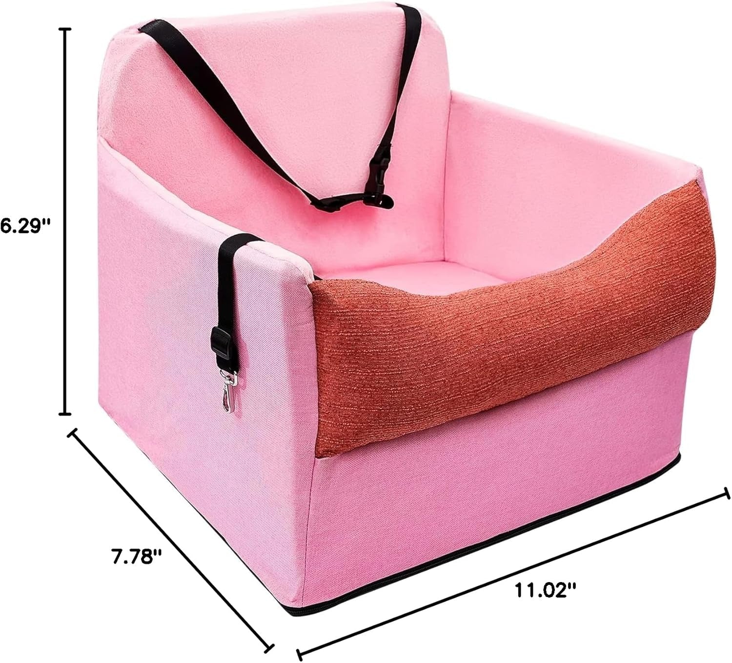 Guinea Pig Hideout Accessories Small Animals House for Hamster Rat Mice - Lifetime Replacement - Tunnel for Hedgehogs Chinchillas Sugar Gliders Degus Bearded Dragons Bunny Geckos (Small Pink)