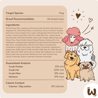 Wufers Get Well Soon Treats for Dogs | Handmade, Hand-Decorated Dog Gifts | Made with Locally Sourced Ingredients