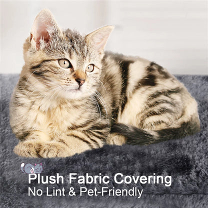 Multi-Level Cat Tree with Sisal Scratching Posts, Spacious Condo, Cozy Hammock, and Plush Perch