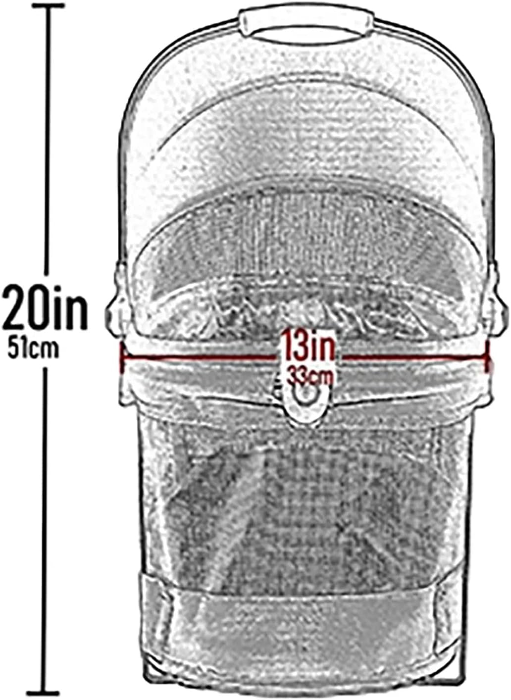 No-Zip View 360 Pet Safety Carrier & Car Seat for Small Dogs & Cats Push Button Entry,Available in 7 Colors,View 360 20-Inch,Black