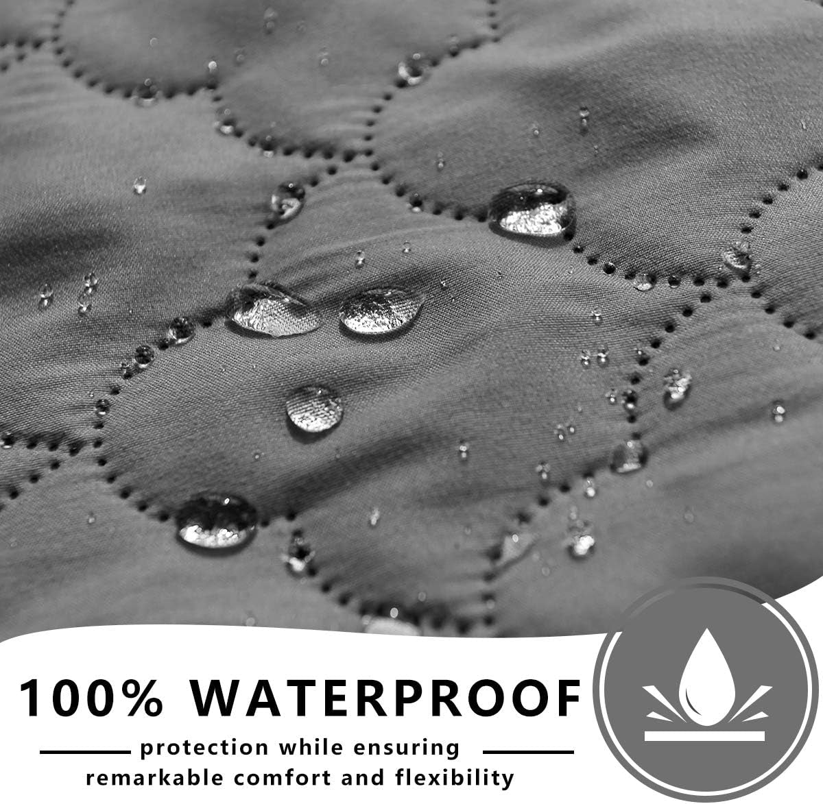 Dog Bed Cover Washable Pee Pads Dog Blankets for Puppy Large Dog Cat,Sofa Reversible Changing Pad Reusable 1 Piece（82"X82",Dark Grey+Grey）