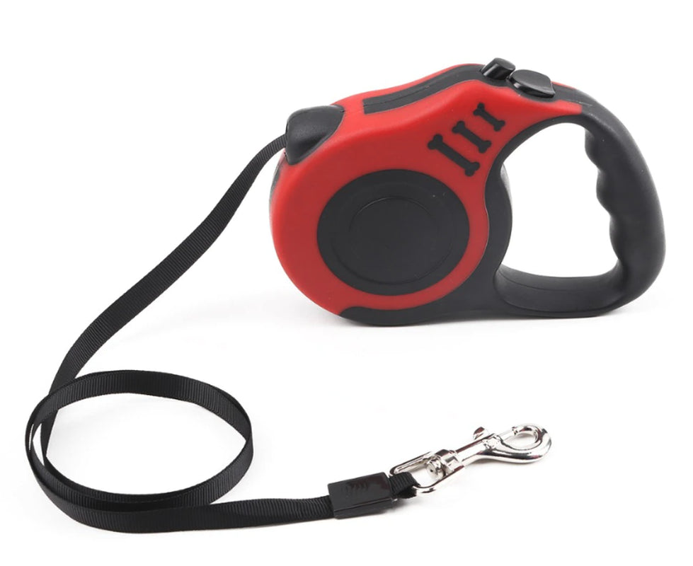 16.5FT Automatic Retractable Dog Leash with Pet Collar - Hands-Free Walking Solution, Free Shipping in the United States
