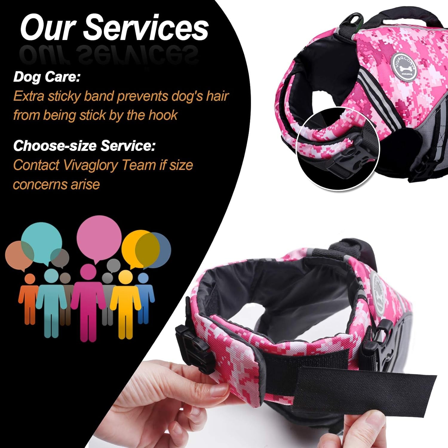 Sports Style Dog Life Vest, Dog Life Jacket for Swimming & Boating, Ripstop & Buoyancy for Puppy Doggy, Lifejacket with Handle, XS, Camo Pink