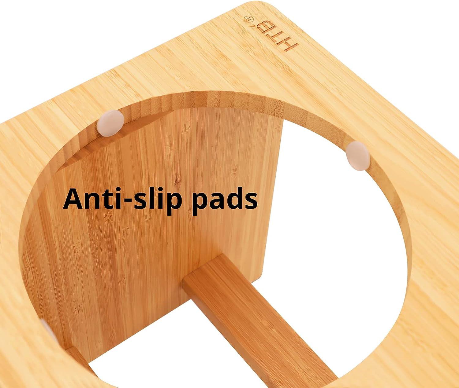 Elevated Dog Bowl Stand with Dual Stainless Steel Bowls for Dogs of All Breeds