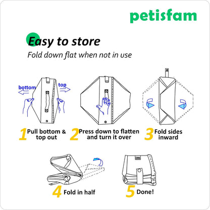 Portable Cat Litter Box with Lid for Superior Odor Control and Litter Management - Perfect for Travel by Car, Hotel, and Air