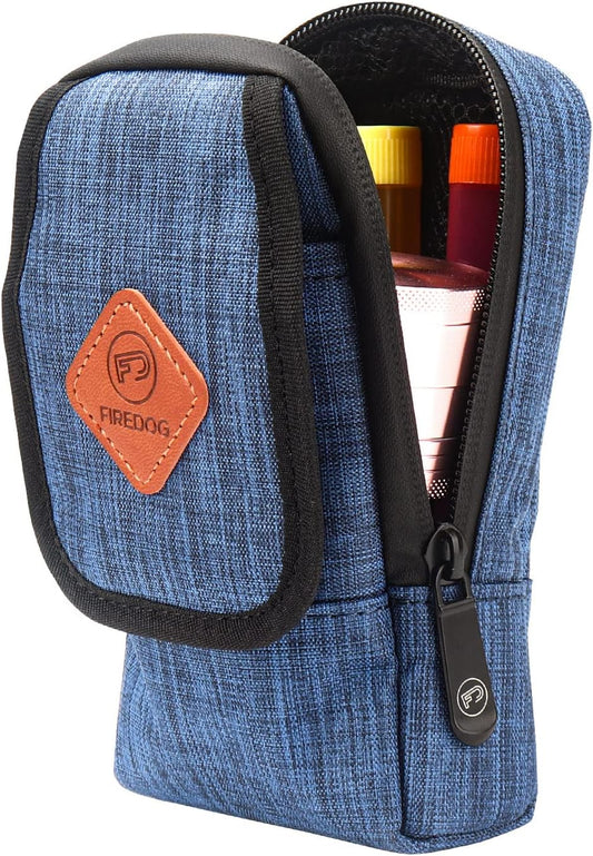 Smell Proof Bag, Odor Proof Pouch Mini Crossbody Bags for Travel Storage(Bright Blue)