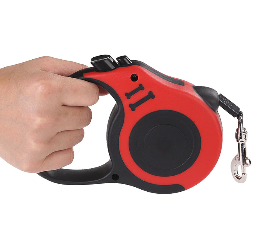 16.5FT Automatic Retractable Dog Leash with Pet Collar - Hands-Free Walking Solution, Free Shipping in the United States
