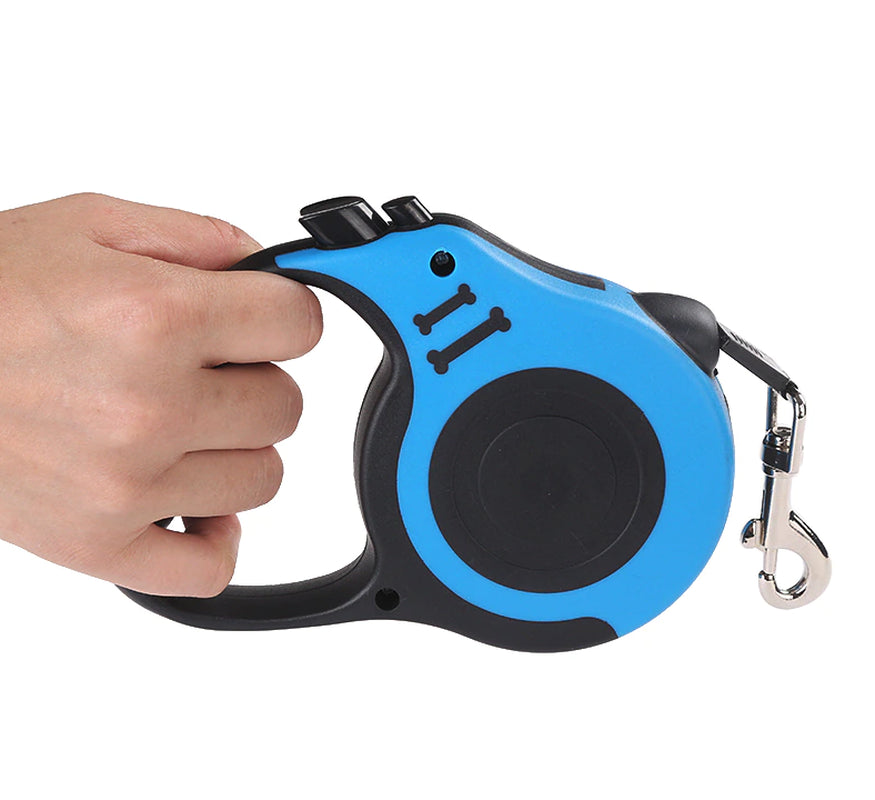 16.5FT Automatic Retractable Dog Leash with Pet Collar - Hands-Free Walking Solution, Free Shipping in the United States