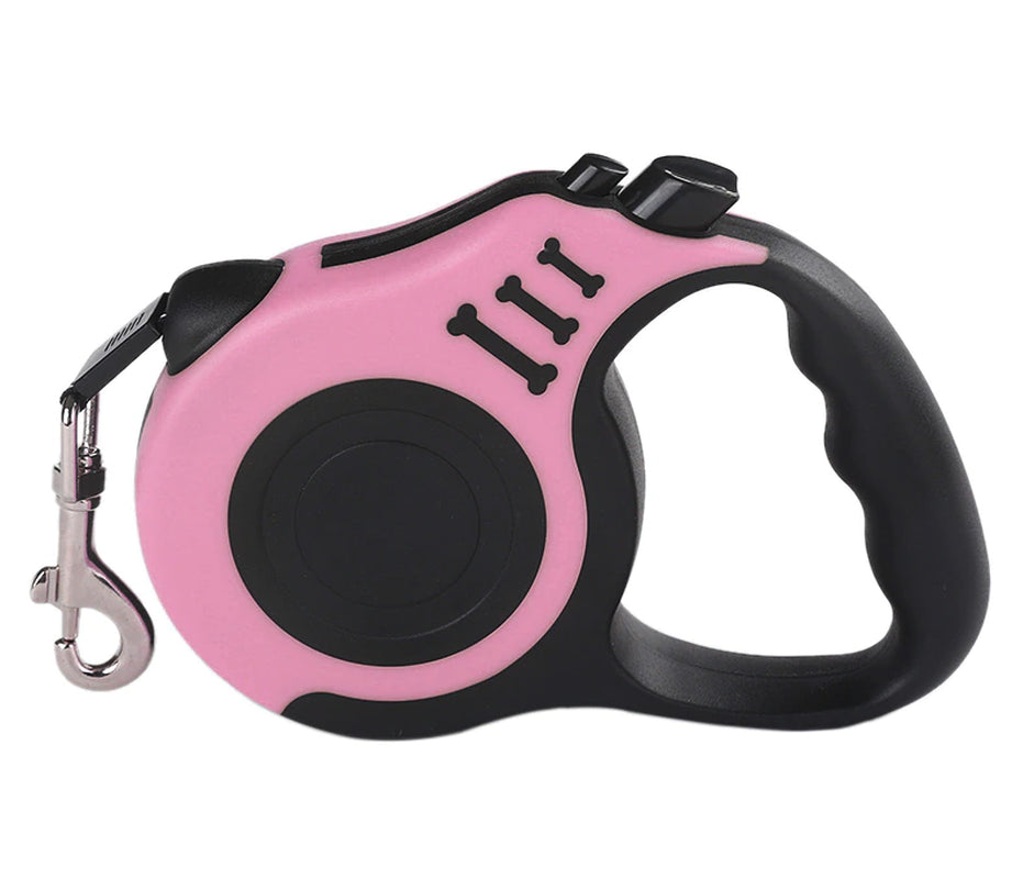 16.5FT Automatic Retractable Dog Leash with Pet Collar - Hands-Free Walking Solution, Free Shipping in the United States